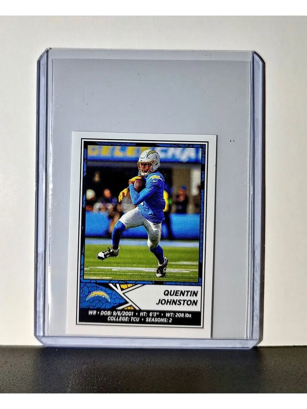 Quentin Johnston 2024 Panini NFL Sticker #286 Los Angeles Chargers